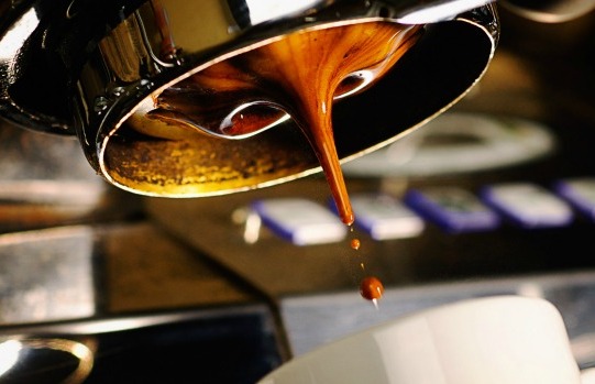 cà phê pha máy espresso